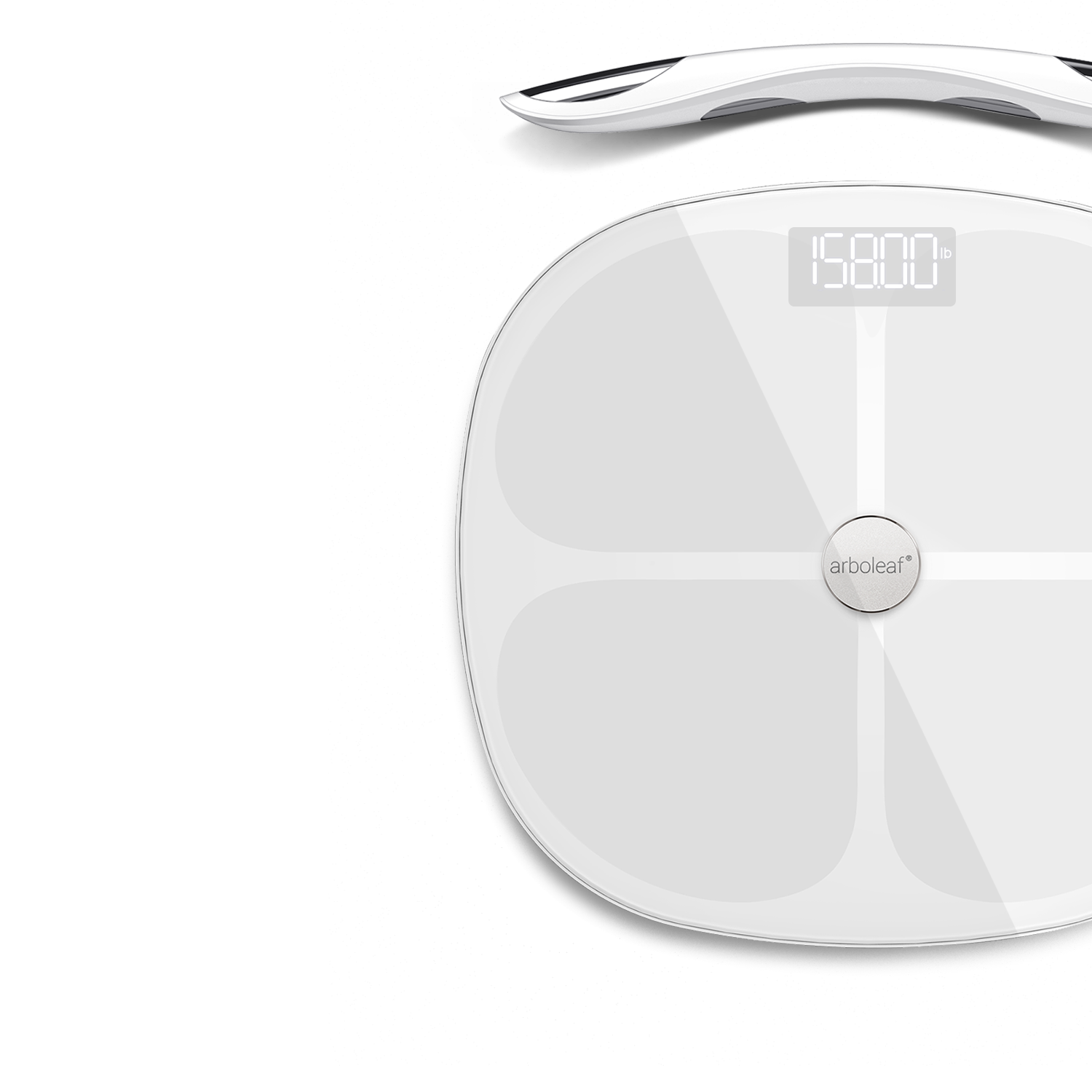 Awesome Arboleaf CS20N White Body Composition Smart Weight Scale